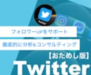 ツイッターのフォロワーUPサポートします 徹底的に分析&コンサルティング！丁寧にノウハウを教えます！ イメージ1
