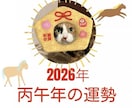 2026年「丙午」の運勢⭐️四柱推命で鑑定します ☆四柱推命の陰陽五行のバランスを読み取り未来を予測します。 イメージ1