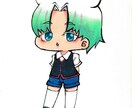 プニッとしたキャラクターをお描きいたします 2~6等身のプニッとしたイラスト、アイコンや立ち絵に！ イメージ4