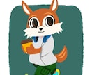 子供向けの優しい動物キャラのアイコンや挿絵描きます 冊子や動画などにイラストカットや可愛いアイコンが必要な方へ イメージ3