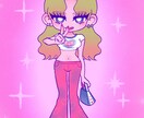 ポップでおしゃれな人物イラスト描きます おしゃれな人物イラスト描きます★MV、アイコン、記念日に イメージ10