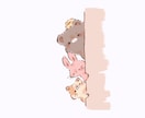 もふもふな動物イラスト作成致します ご自宅のペット、オリジナルキャラクター、他対応可能です イメージ6
