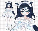 Vによる配信映えする企業並みのVモデル制作します Vtuberが実際に貴方だけのオリジナルモデル作成します。 イメージ2