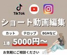 vlog、料理、旅行などのショート動画編集します TikTok・YouTube縦動画！初心者さんも大歓迎 イメージ1
