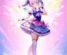 VTuber立ち絵 3パターンから選べます すぐ使える3スタイル。透過PNGで即配信投入OK。 イメージ6