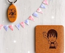 似顔絵やイラストでオリジナルコースターを作ります 開店祝いや記念日に◎フルオーダーで世界に1つのコースターを♪ イメージ5