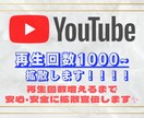 YouTube再生回数増えるまで拡散宣伝します 再生回数1000〜.安心安全に確認宣伝します！ イメージ2