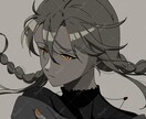 シンプルでカッコイイイラスト制作いたします 歌ってみたに使える安価でクオリティの高いイラスト制作します イメージ3