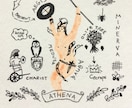 オシャレなイラスト、洋風なイメージで描きます ファッション誌や女性向け商品のパッケージやデザイン イメージ3