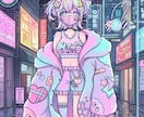 イラストや設計のレイアウトまで幅広くお仕事します 基本的なイラスト（キャラ含む）やパース等を制作 イメージ1