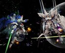 プラモデルにビーム等のエフェクトをお付けします 自慢の愛機をカッコよくデジラマ仕上げ！ イメージ1