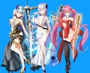 魅力的なTRPG・ゲームのオリジナル立ち絵描きます 小説・動画配信・アイコンあなただけのオリキャラ制作します イメージ4