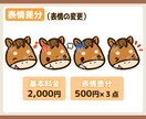 お顔アップで目立つ！可愛い動物イラスト制作します シンプルで印象的！アイコンや挿絵・動画配信・グッズ制作等に♪ イメージ3