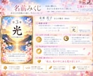 あなたの名前から今必要な答えを導きます 言霊×数霊で名前が選ぶ、あなただけの一枚 イメージ2