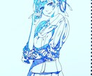 イラスト描きます 写真やイメージをもらったらおしゃれ絵の用なイラストを描きます イメージ2