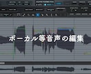 音源の編集作業をします プロから学んだ、音楽専門学生が音源の編集作業をいたします。 イメージ1