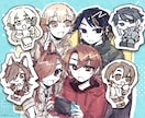 ラフな簡易詰め込みイラスト制作します マーカーペンのようなアナログタッチでうちよそや創作を描きます イメージ2