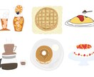 シンプルでほっこりする挿絵イラスト描きます お店のロゴやパッケージ、ブログの挿絵などに！ イメージ3