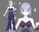 キャラクターデザイン・立ち絵制作行います かわいいきらきらの女の子をお届けします！ イメージ4