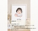 はじめてのヘアカット記念♡可愛い似顔絵お描きします お子様の成長の一コマをやさしく残します イメージ9