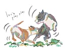 印刷可！カラフルでほっこりな動物イラスト描きます 予算交渉も可♡思わず笑顔なるイラストで挿絵やインテリアにも♪ イメージ1