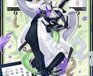 Vtuber様向けの立ち絵宣伝画像を作成します モチーフたっぷり！商用利用無料です！ イメージ3