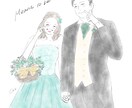 ふんわり優しい似顔絵描きます 大切な記念日をイラストで。アイコンやウェルカムボードに イメージ6