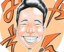 文字入れOK！似顔絵描きます アイコンやプレゼントに！目を引くお洒落加工です！ イメージ2