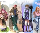 世界観のこだわったイラストを制作します 思い入れのあるオリジナルキャラクターを1枚絵に！ イメージ5
