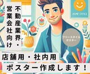 社内用・営業用ポスター作成します 会社内イベント告知・キャンペーン時のポスターを作成します！ イメージ1