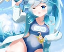 少女イラストを描きます 女の子の可愛さを表現できるように頑張ります！ イメージ2