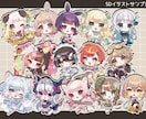 タイプ2種/ちょこんとかわいいデフォルメ描きます グッズやサムネイルなどにもおすすめです！ イメージ4