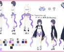 企業並みのLive2Dモデリングします デビューまで徹底サポート！ゲーム配信で映えるモデルを！ イメージ7