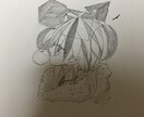 アナログでのキャラデザイン等します 新キャラのラフ等をアナログで描きます イメージ2