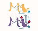 修正無制限！シンプル優しいシルエットロゴ制作します 商用利用◎、aiデータ込み！繊細な手描きイラストをお求めの方 イメージ4