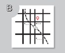 わかりやすくシンプルな簡易地図を作成します 納得いくまで修正可能！即日実績あり イメージ3