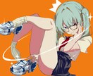 歌ってみた動画等サムネ、アイコンお描きします YouTubeのサムネやsnsアイコン等をお描きします！ イメージ2