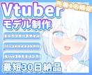 Vtuberモデル 一括制作いたします キャラデザなくてもOK‼️魅力的なモデルお作りいたします‼️ イメージ1
