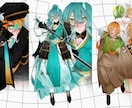 シンプルで使いやすい立ち絵描きます TRPG / 創作企画向けの立ち絵を描きます！ イメージ4