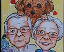 結婚祝い似顔絵描きます オーダーメイド1枚だけのプレゼント似顔絵です イメージ2