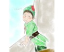 お写真を元に柔らかい色彩でイラストを作成いたします 思い出の大切なお写真をほんわかしたイラストに残しませんか❁︎ イメージ8