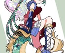 ステンドグラスのようなイラストをお届けいたします 他の人とひと味違うテイストで印象づけて差をつけろ！！ イメージ6