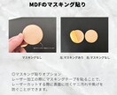 A4サイズのMDFのレーザーカットを代行します カットしたものにUV印刷も可能です イメージ2