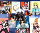 アイコンなどのイラストを描きます チビキャラや等身キャラクター、サムネイルなどお描きします イメージ2