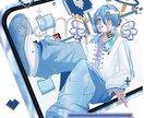 イラスト制作・キャラクター制作・アイコン承ります ご希望に沿ったデザインを制作いたします！ イメージ3