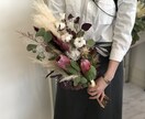 ブーケ制作いたします 生花/造花の選択からパール/リボンなど使用したブーケ制作可 イメージ1