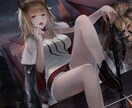 一枚絵のイラストの制作承ります 動画用イラスト、ヘッダー、ジャケットなど イメージ4