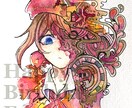 ゼンタングル風イラスト制作します 見てて飽きない細かめアートイラスト イメージ2