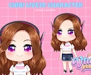 Chibi VTuber modelます Chibi Live2D VTuber model イメージ1