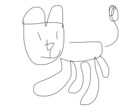 あなたのペットをゆるく一発描きします 脱・きれいな絵！シュールで愛される一枚を イメージ1